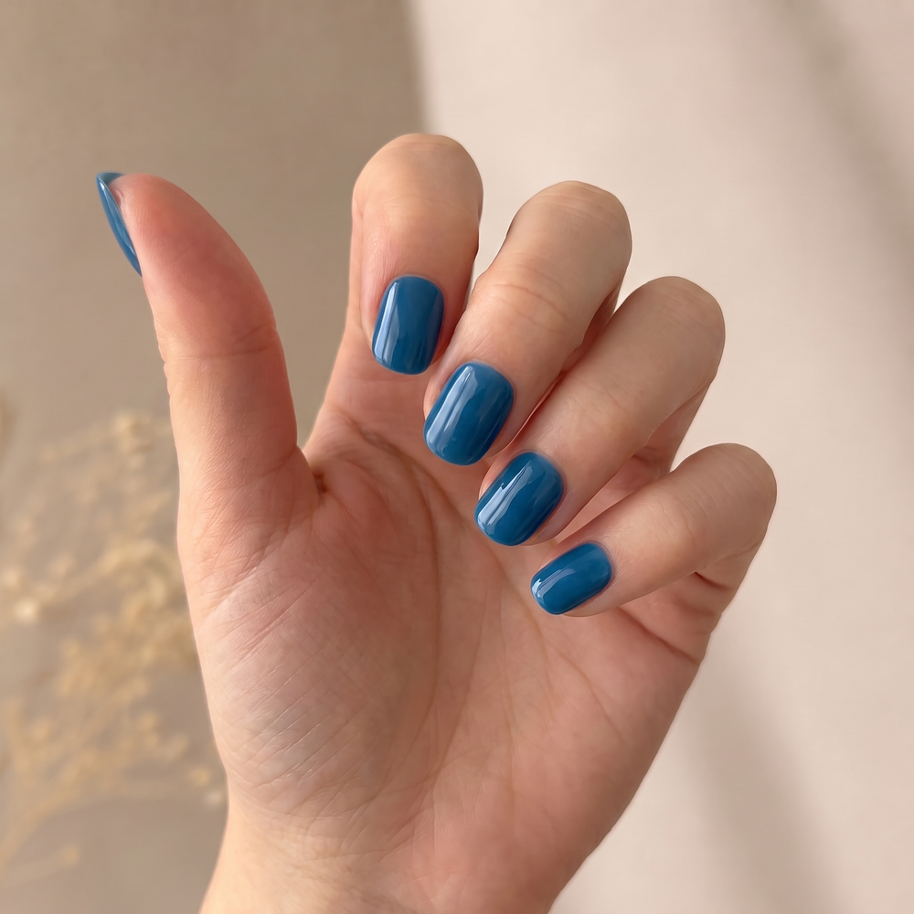 Malibu press-on nails — worn lifestyle hero