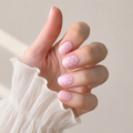 Sugar Dots Natural Extra Short Press-On Nails — Sheer Pink