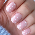 Sugar Dots Natural Extra Short Press-On Nails — Sheer Pink