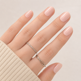 Bare Blush Natural Short Press-On Nails — Glossy Nude