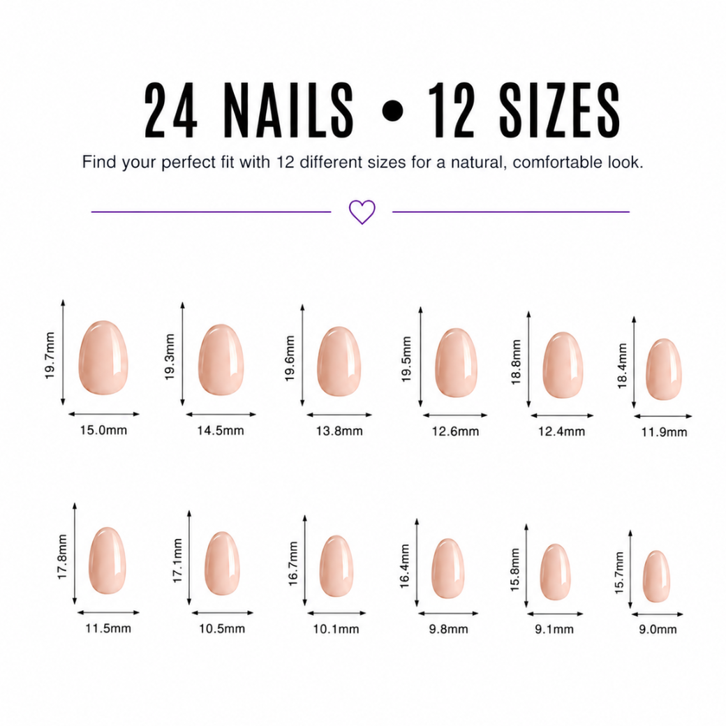 Amber Eclipse Oval Short Press-On Nails — Glossy Tortoiseshell