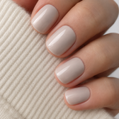 Vanilla Cloud Natural Extra Short Press-On Nails — Glossy Milky Nude