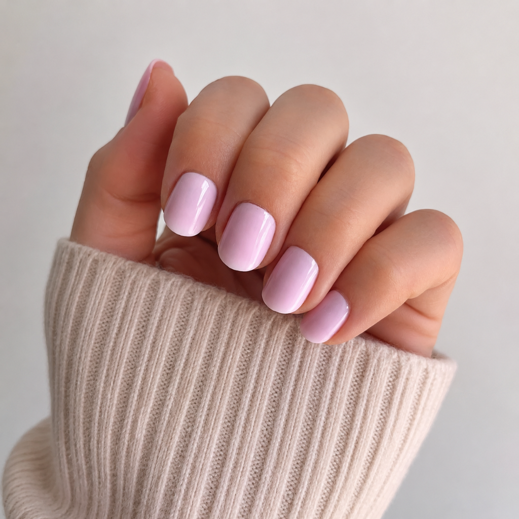 Petal Blush Natural Extra Short Press-On Nails — Baby Pink