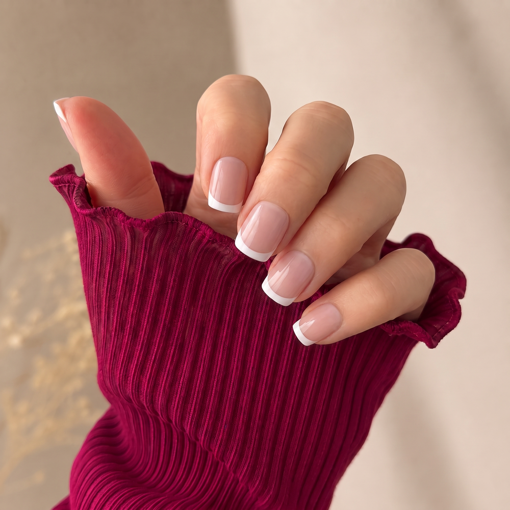 Madam press-on nails — worn lifestyle hero